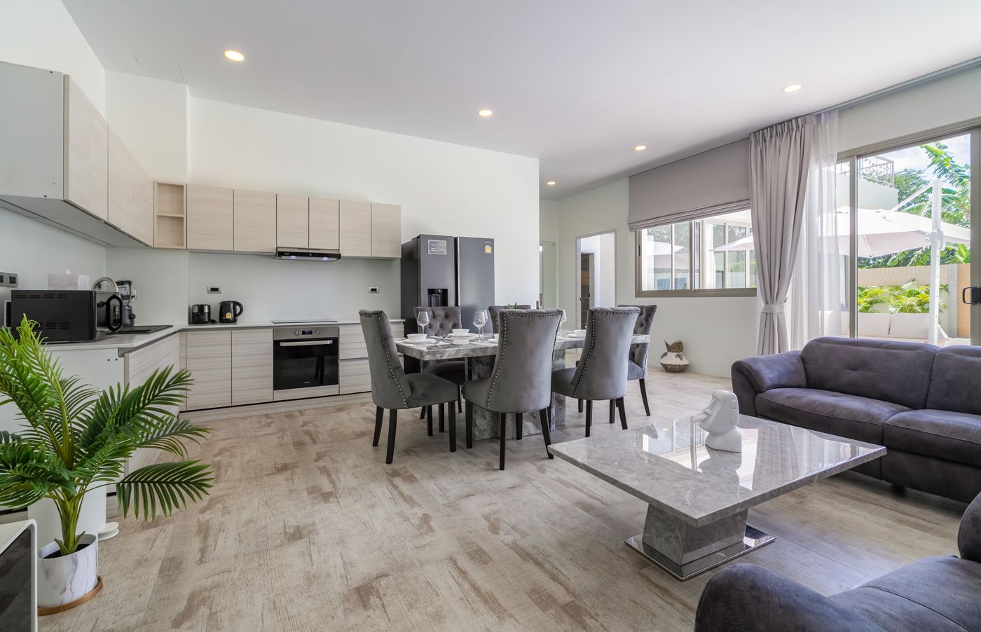 Гостиная виллы Orbita Villas