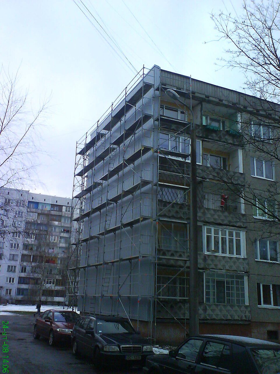 Панельный дом на капремонте